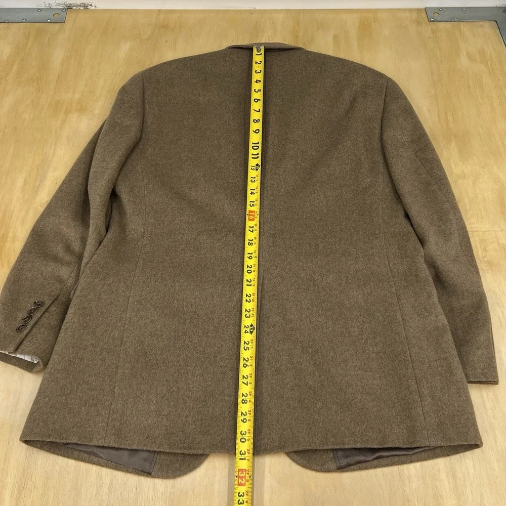Stafford‎ Camel Hair Blazer Jacket Sport Coat Mens 40R Classic Fit Brown